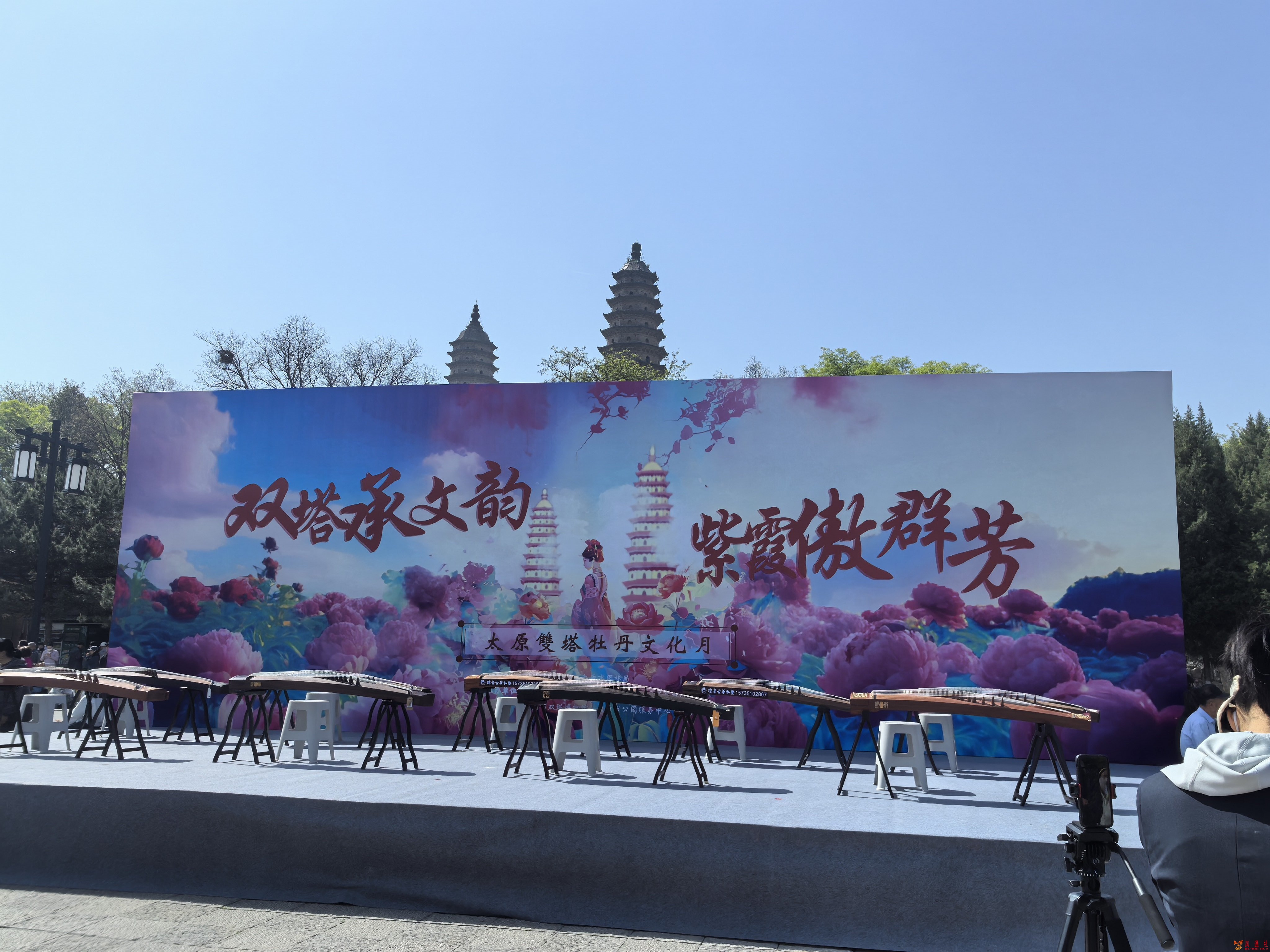 双塔承文韵 紫霞傲群芳 第四十二届太原双塔牡丹文化月盛装开幕