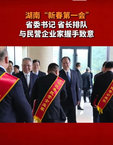 省委书记省长排队与民营企业家握手握出了什么？